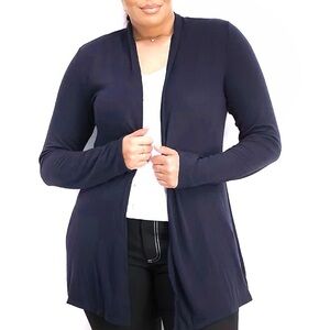Mix by 41 Hawthorn Abrianna Longsleeve Knit Cardigan Size 2X NWT Casual Office